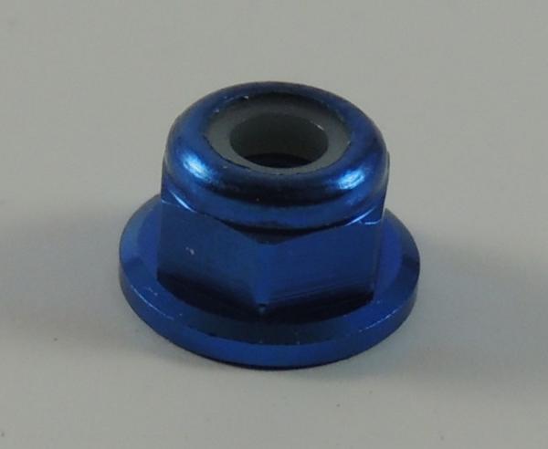 SWORKz Stopmutter mit Scheibe Aluminium M3 blau (10)